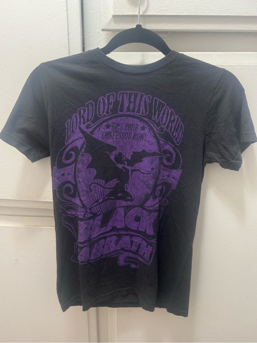Black Sabbath 'Lord of This World' Black & Purple Band Shirt